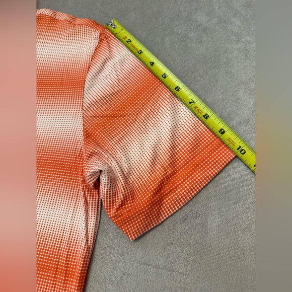 Greg Norman Golf Polo Men’s Medium Orange Performance Pima Cotton Short Sleeve - Picture 4 of 8